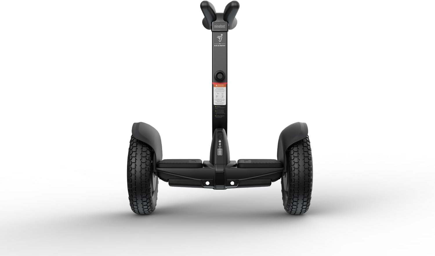 self-balancing e-scooter Segway Ninebot product view from the front