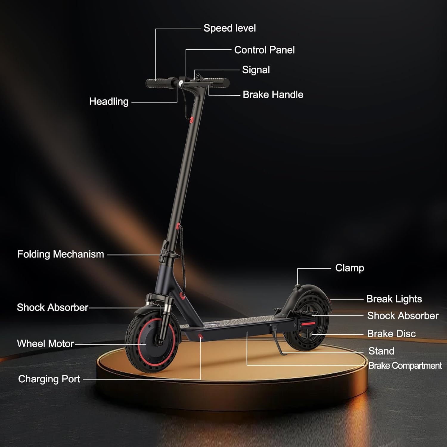 electric scooter Alloweek A1 product core features