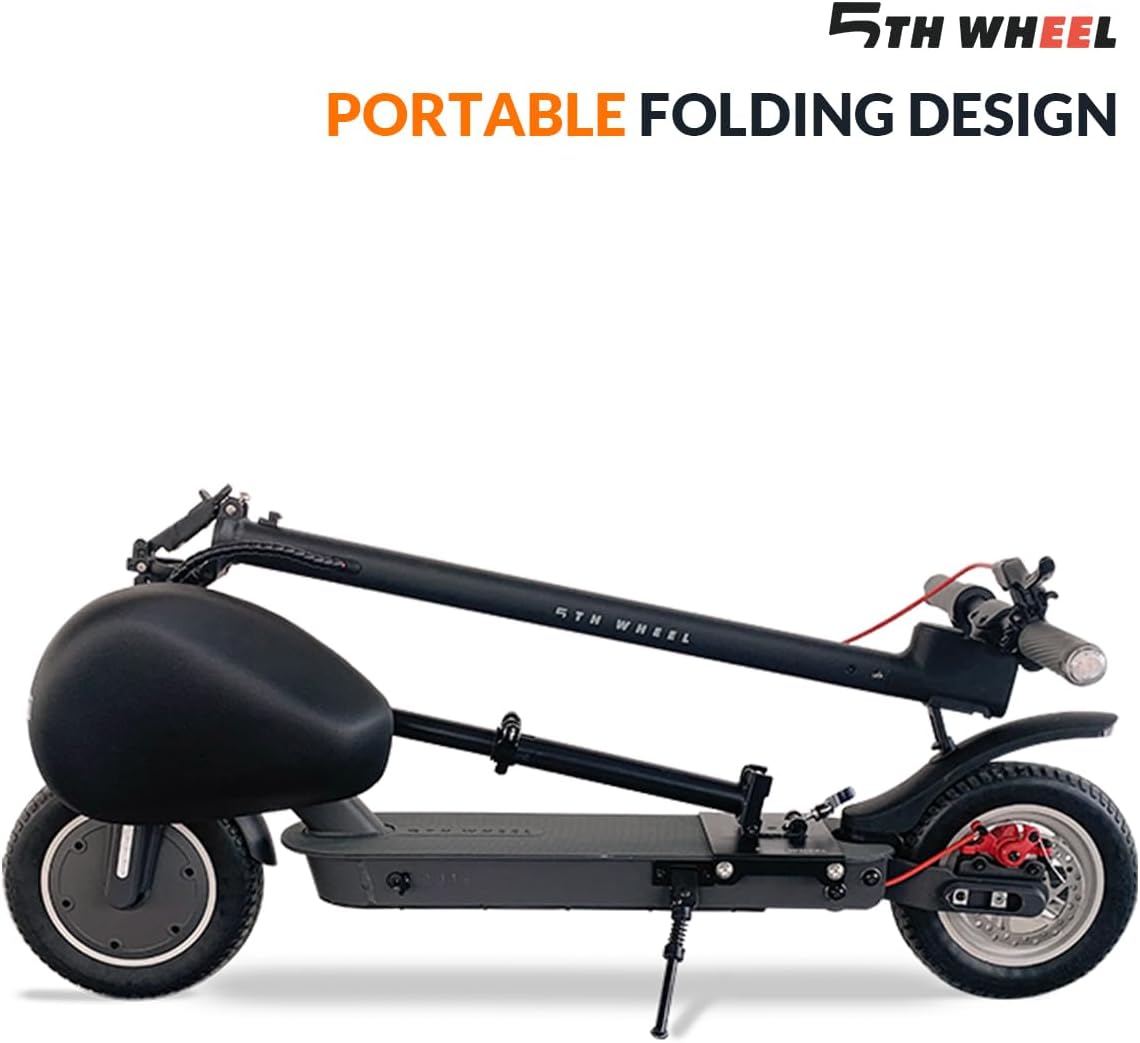 Electric scooter with seat 5TH WHEEL V30PRO portable folding design