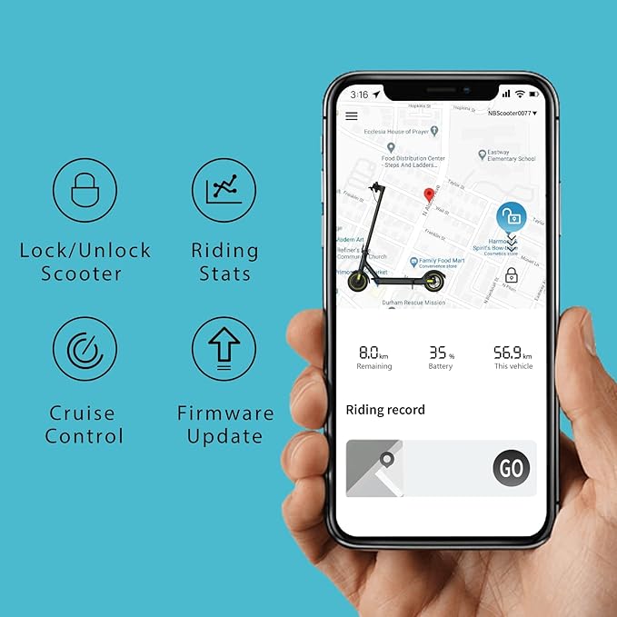 electric scooter 1 PLUS S10 app support