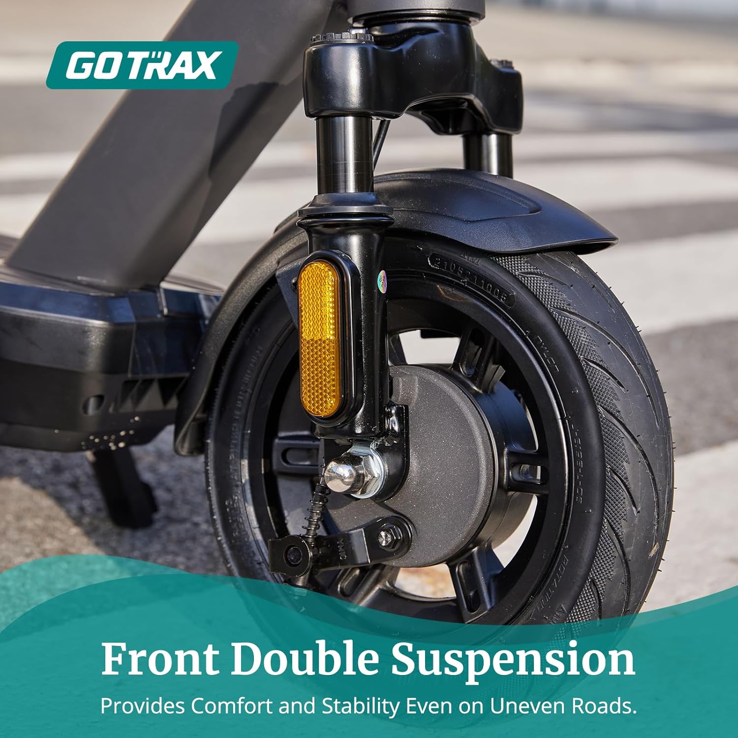 electric scooter Gotrax ECLIPSE front double suspension