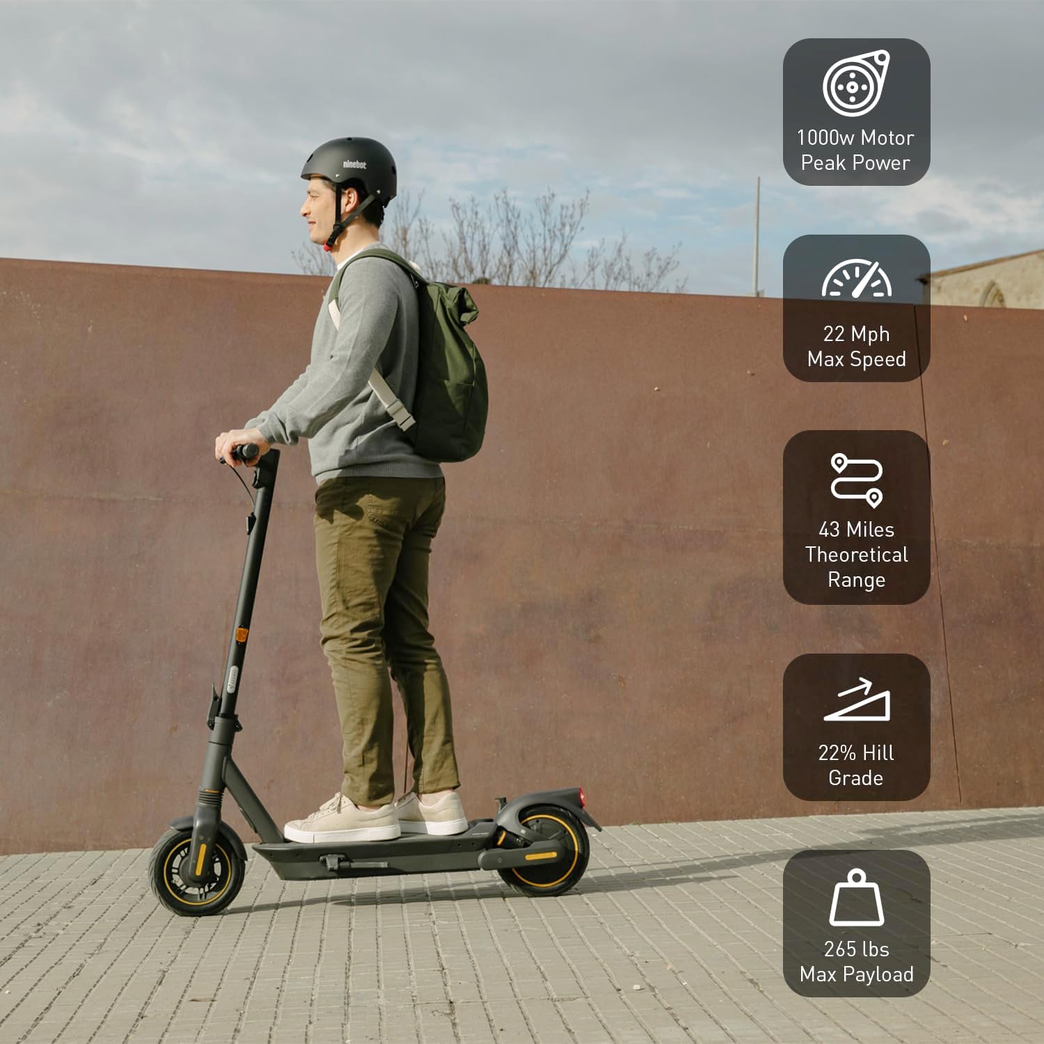 kick electric scooter Segway Ninebot MAX G2 additional features