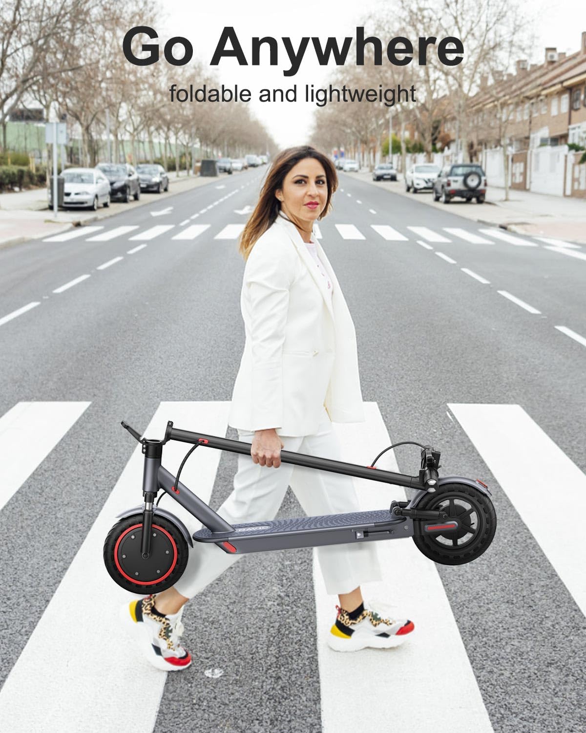 electric scooter NAVIC T5 Pro foldable and lightweight