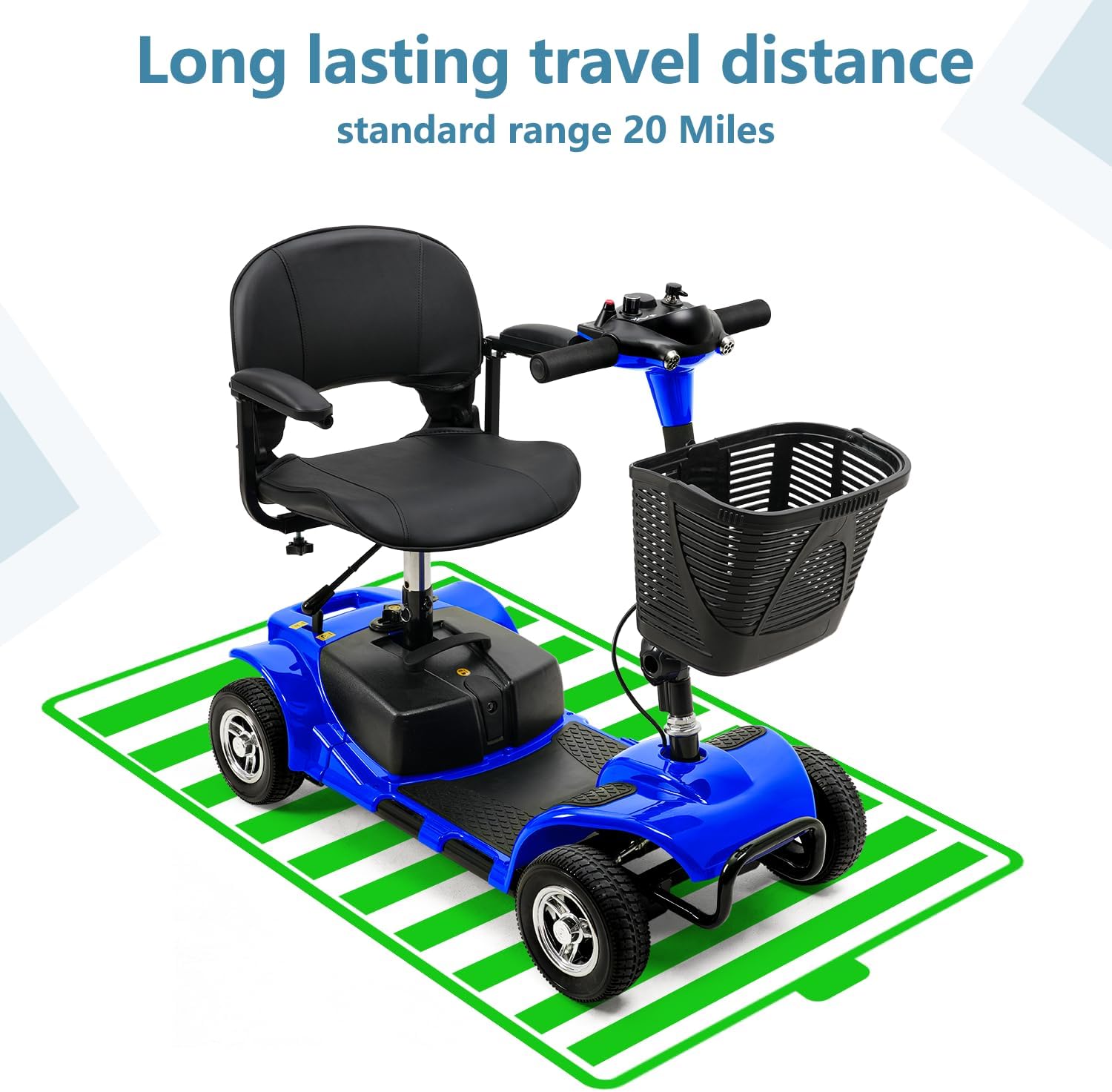 mobility transportation Cebihy 4W long travel distance 20 miles