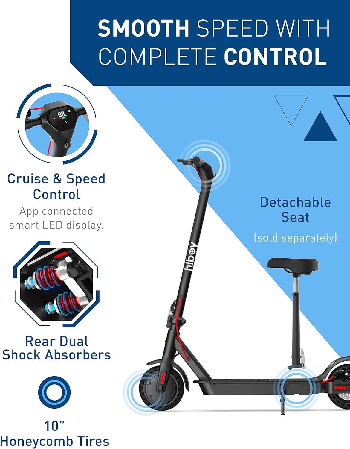 electric scooter Hiboy KS4 PRO cruise and speed control