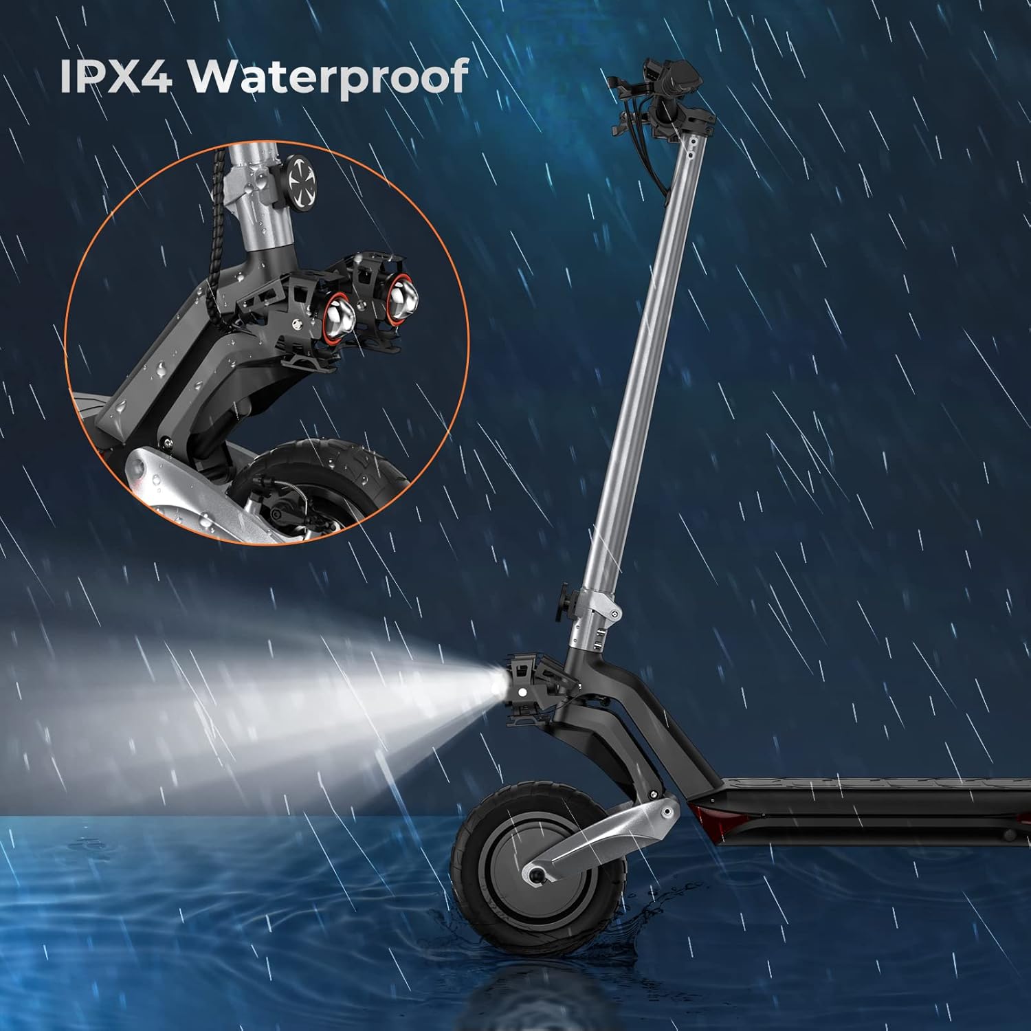 off-road electric scooter Circooter Raptor Pro IPX4 Waterproof