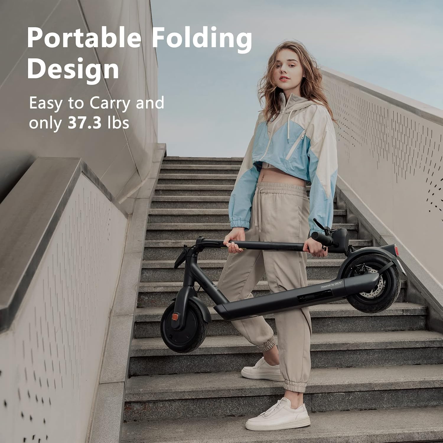 kick electric scooter OKAI ES520B portable design