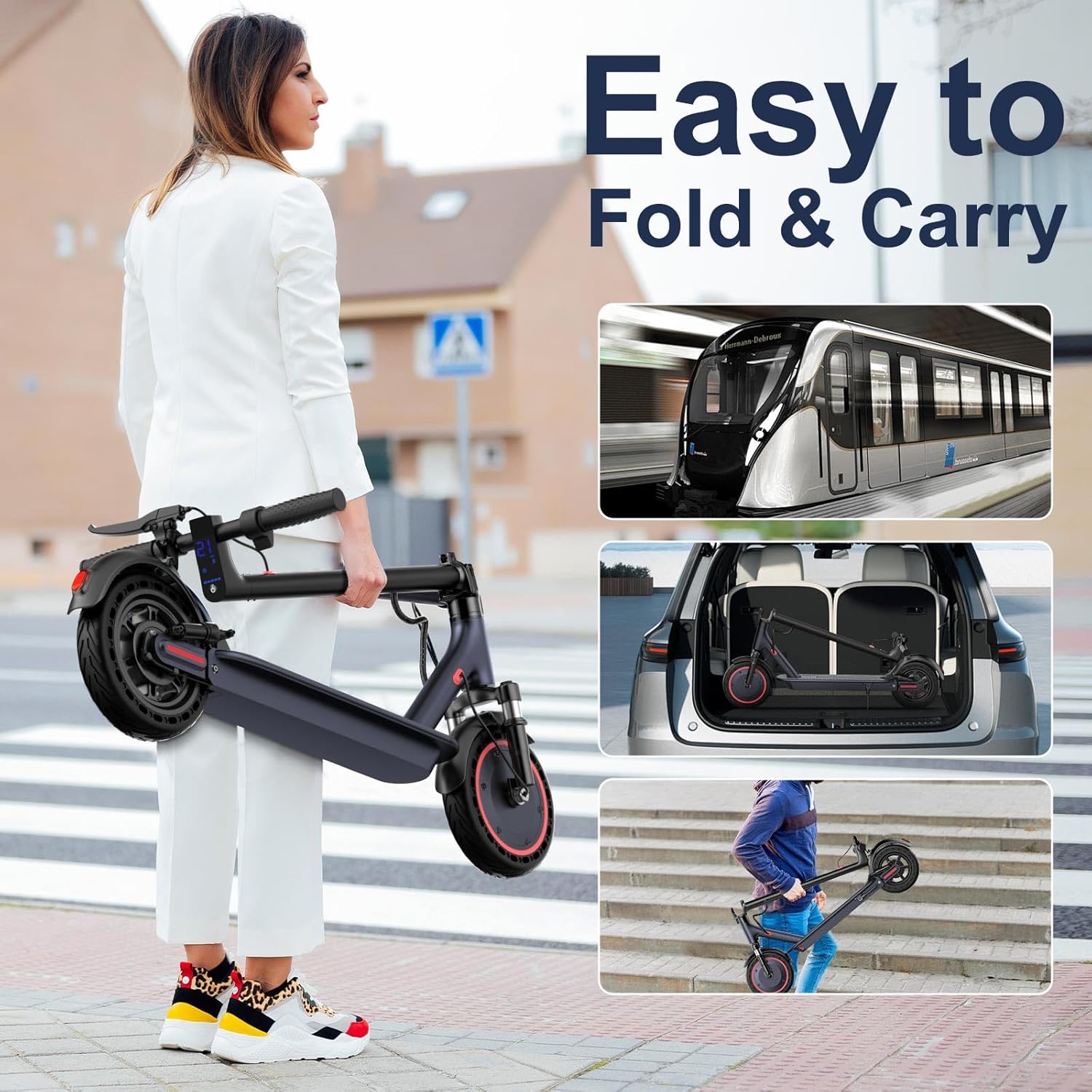 electric scooter Alloweek A1 easy to carry