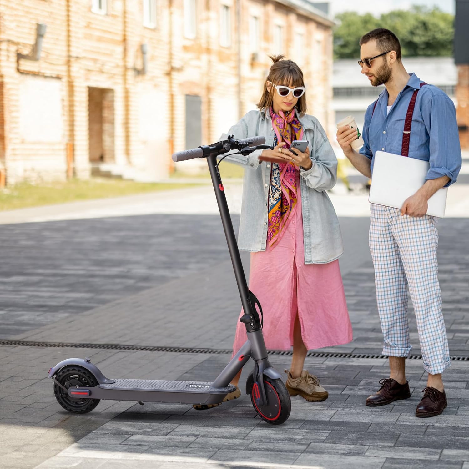 kick electric scooter VOLPAM SP06G great for urban commuting