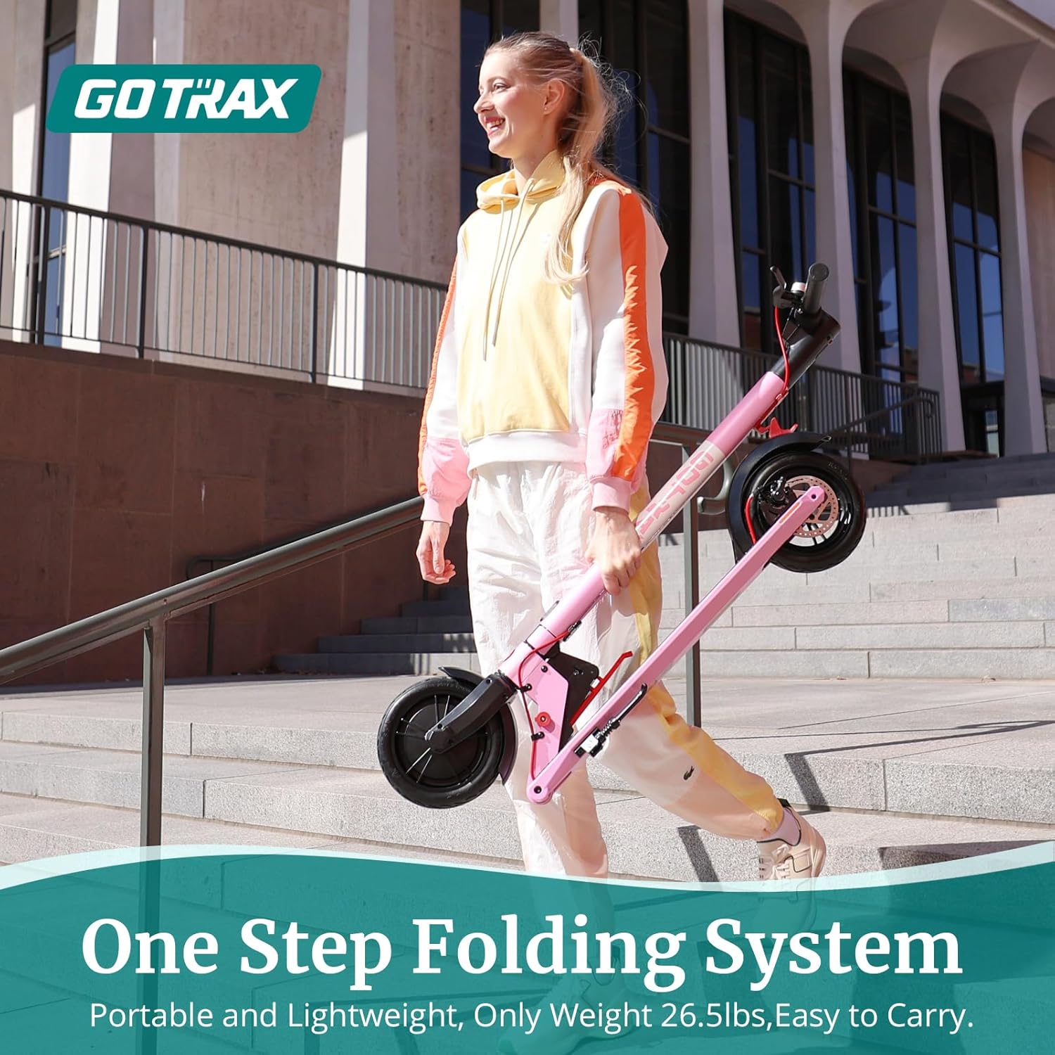 electric scooter Gotrax XR Ultra folding system