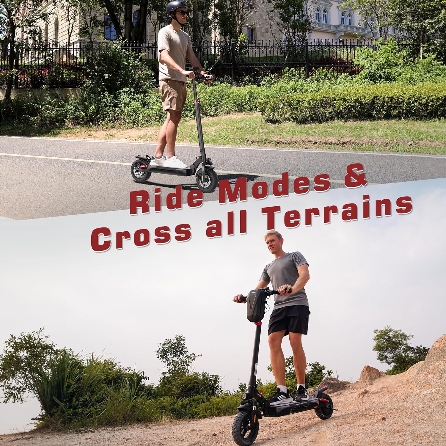 off-road electric scooter Circooter Mate riding modes