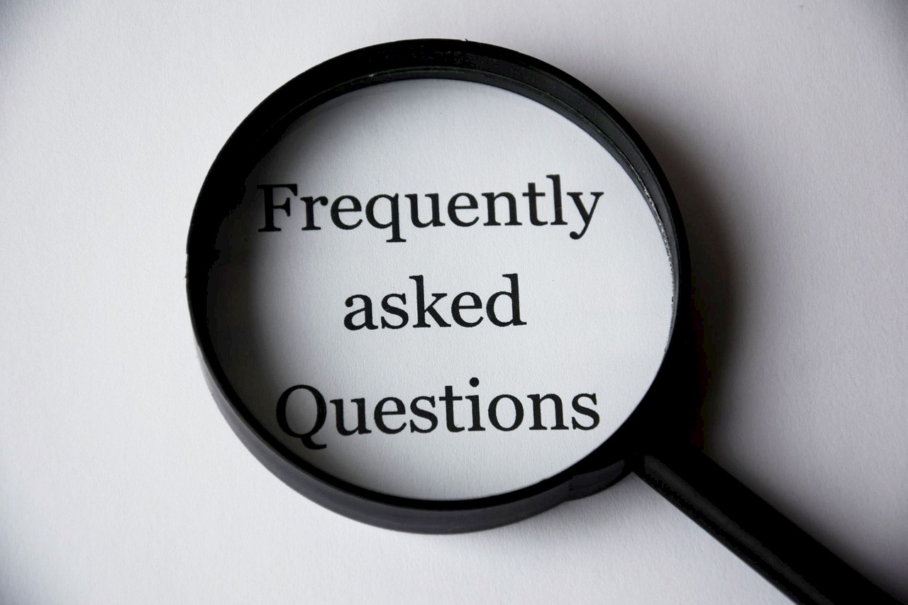 frequently asked questions text on white list of paper