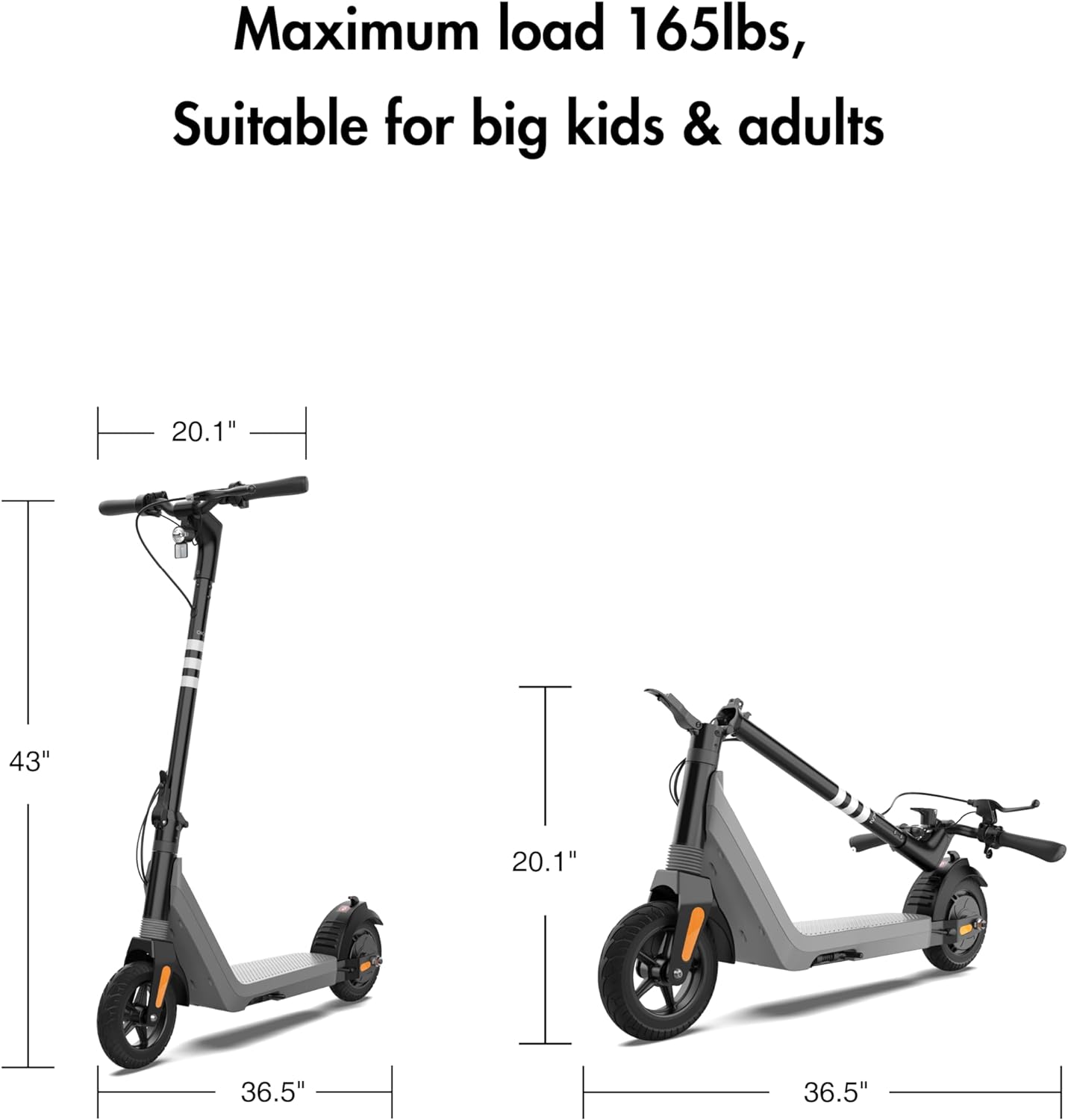 electric scooter okai es51 product dimensions