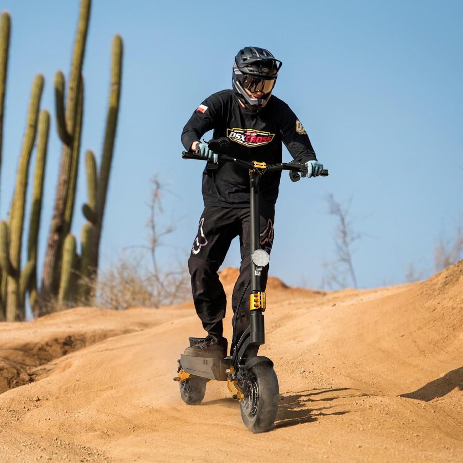 off-road electric scooter leoout sx10 riding practices