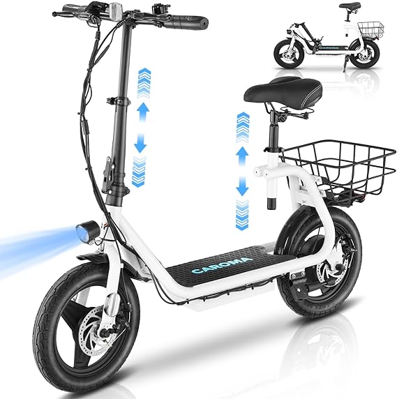 electric scooter with seat Caroma P7