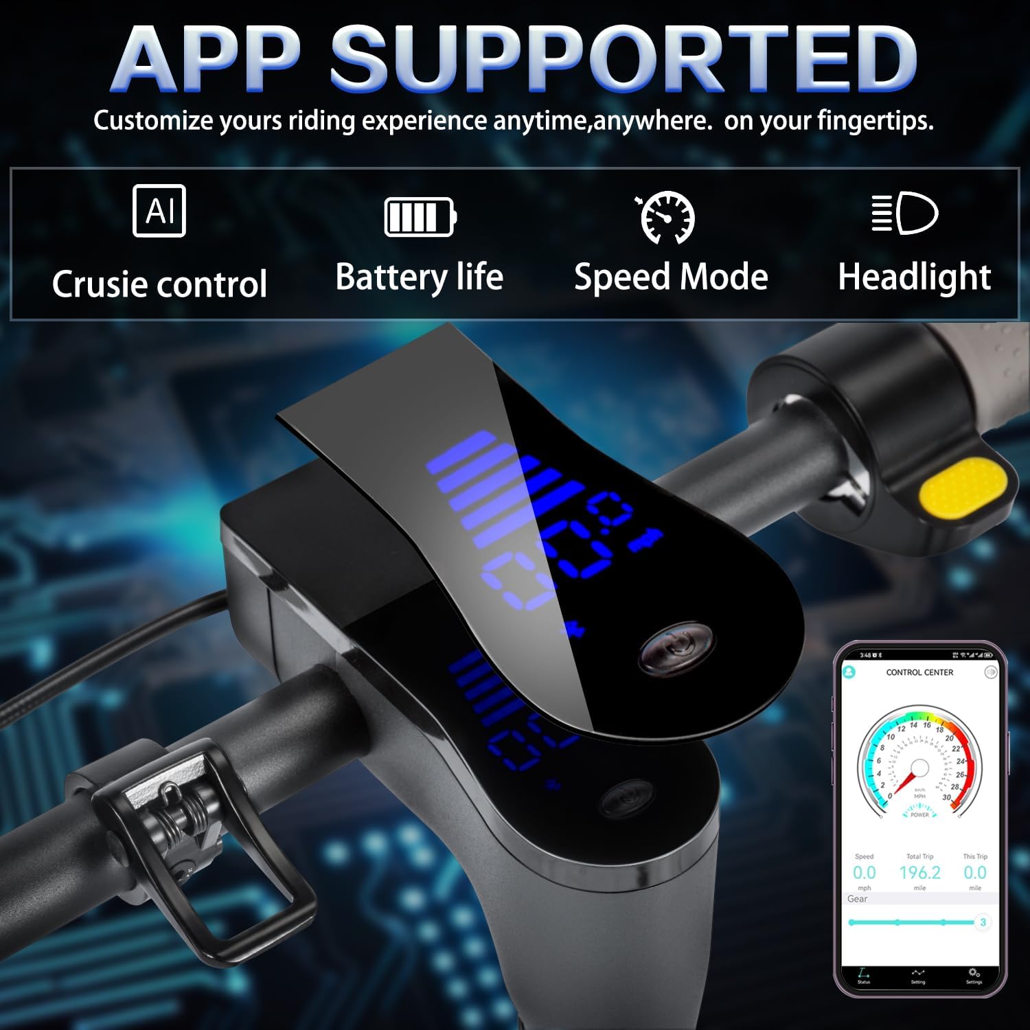 electric scooter iveta s50 app supported