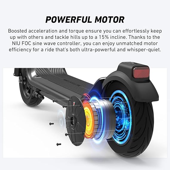 electric scooter niu 100p powerful motor