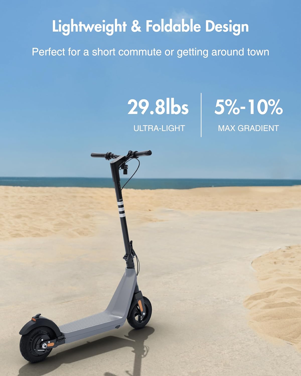 electric scooter okai es51 lightweight and foldable