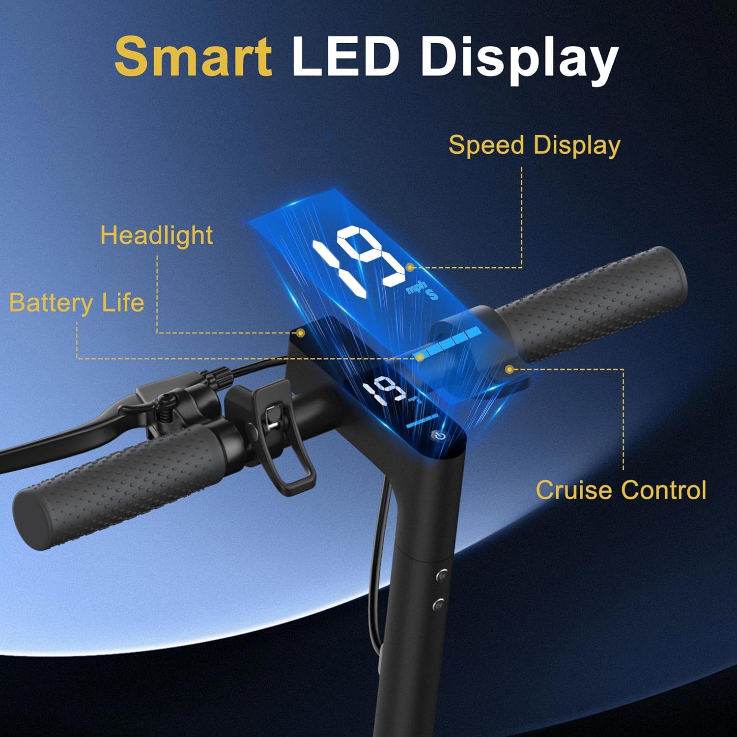 electric scooter navic t9 smart LED display