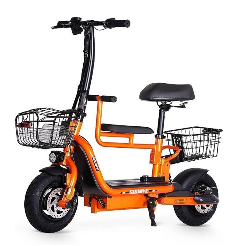 electric scooter with seat soumye s162