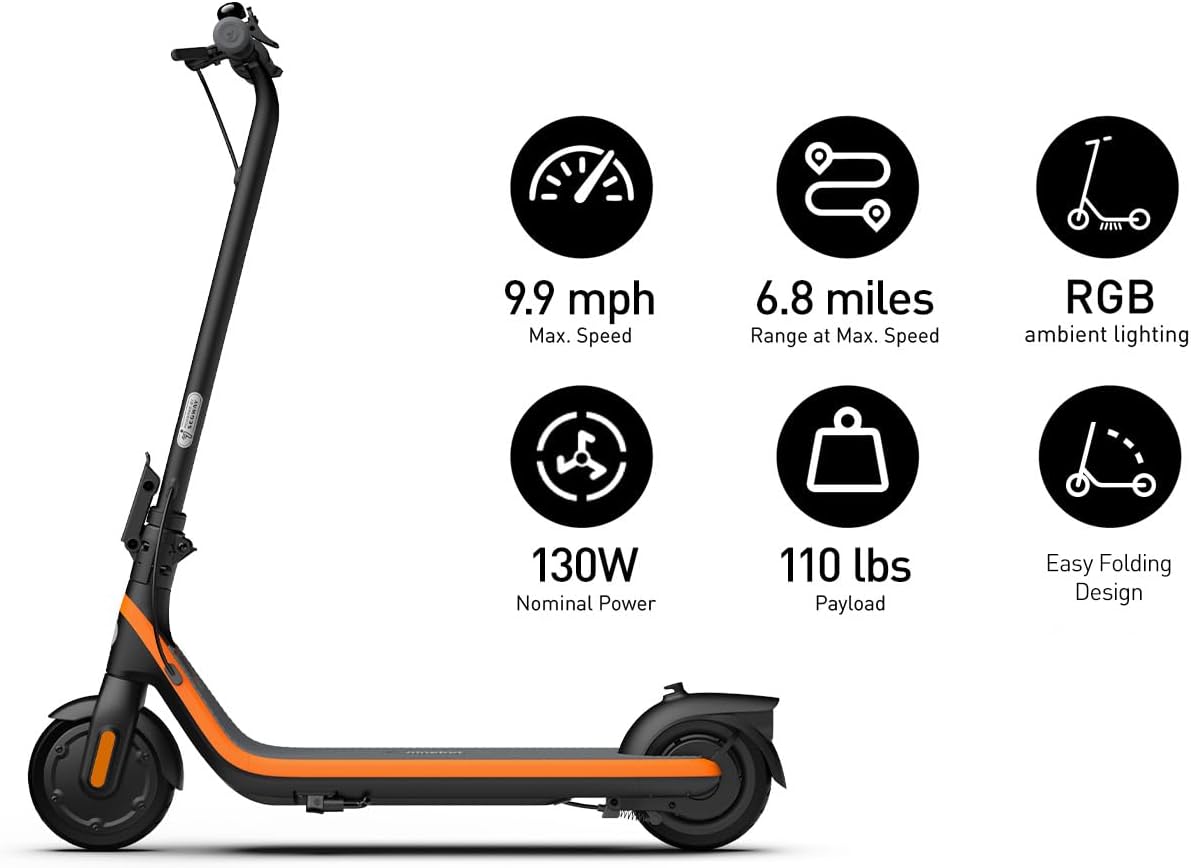 electric scooter for kids Segway Ninebot C2 core features