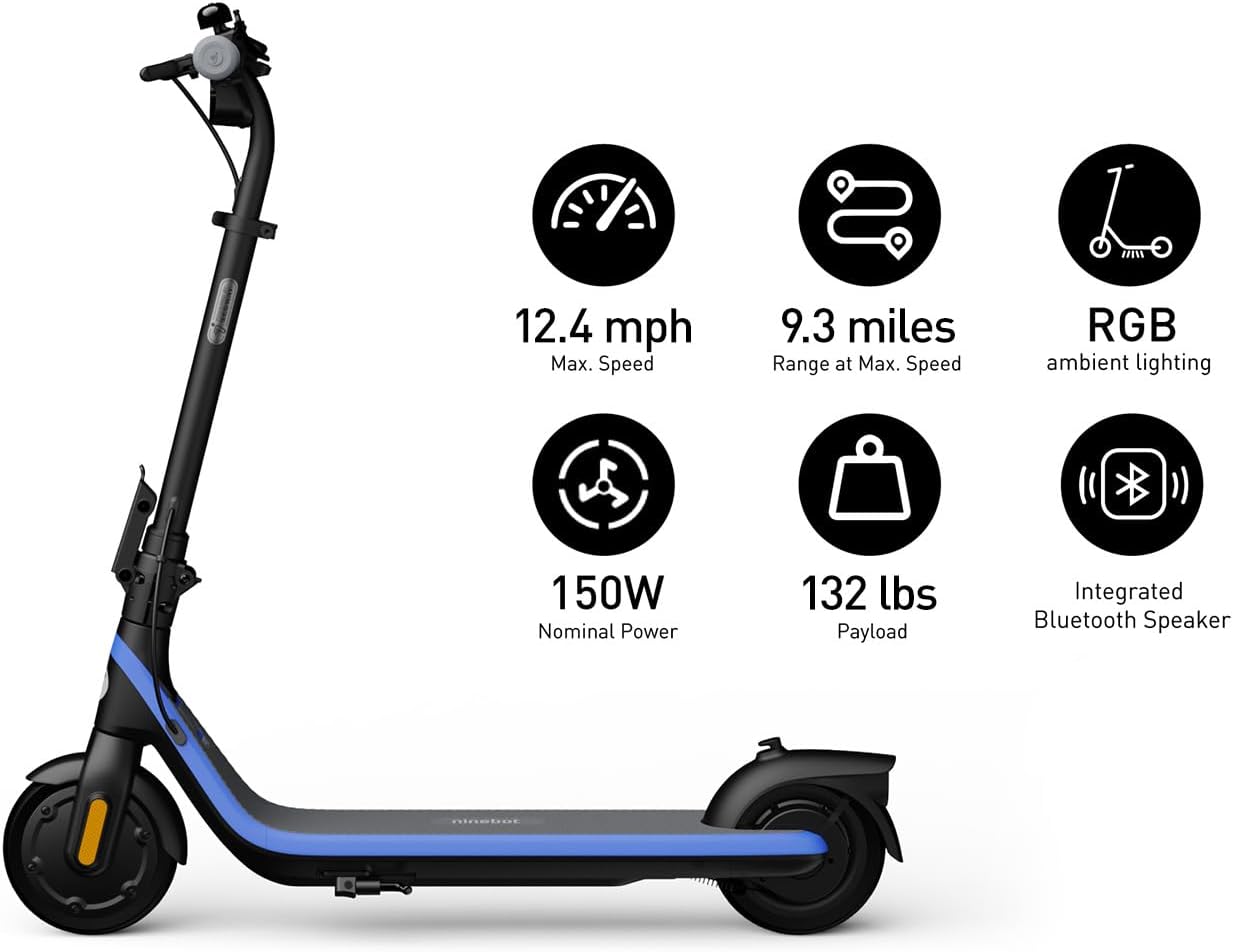 electric scooter for kids Segway Ninebot C2 Pro core features