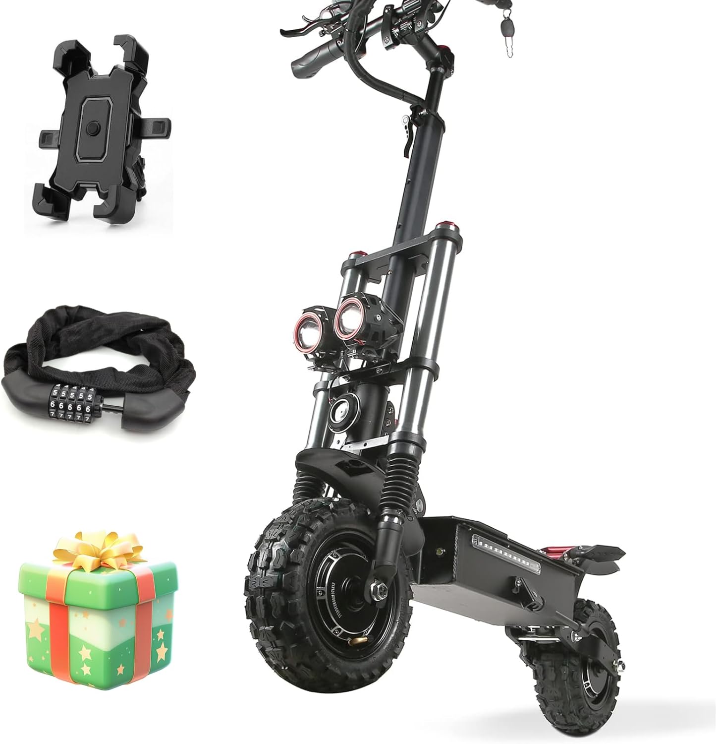 off-road electric scooter Tifgalop T88 Plus and set of accessories