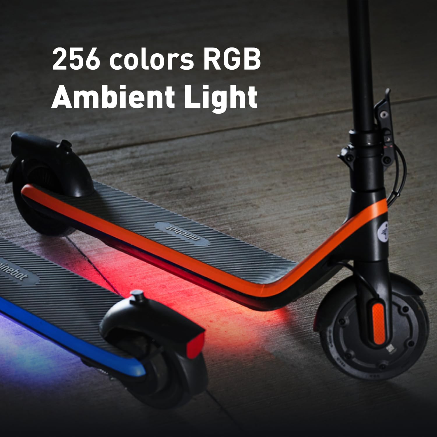 electric scooter for kids Segway Ninebot C2 256 colors RGB Ambient light