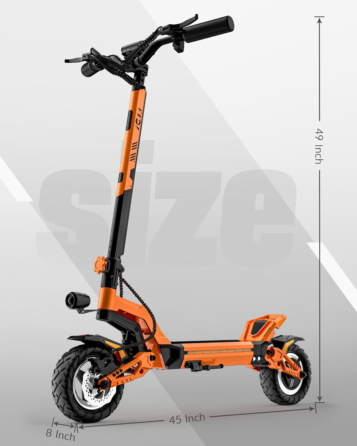 off-road electric scooter JGH X5 Ultra product dimensions