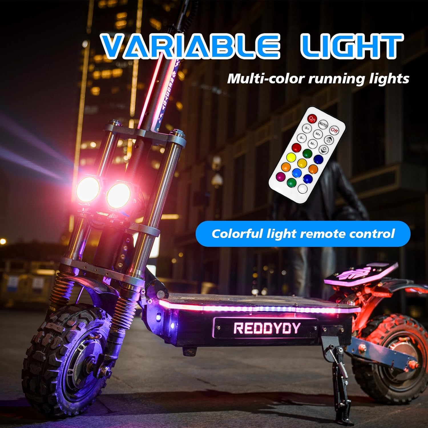 off-road electric scooter reddydy rd3 variable light