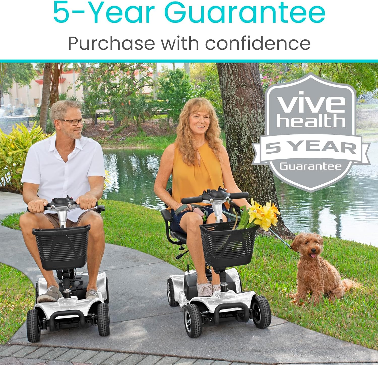 mobility scooter VIVE 4 guarantee 5-year