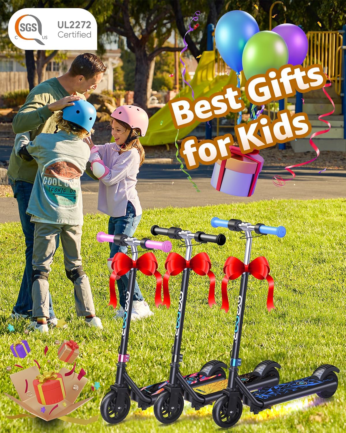 electric scooter for kids Gyroor H30 best gift for kids