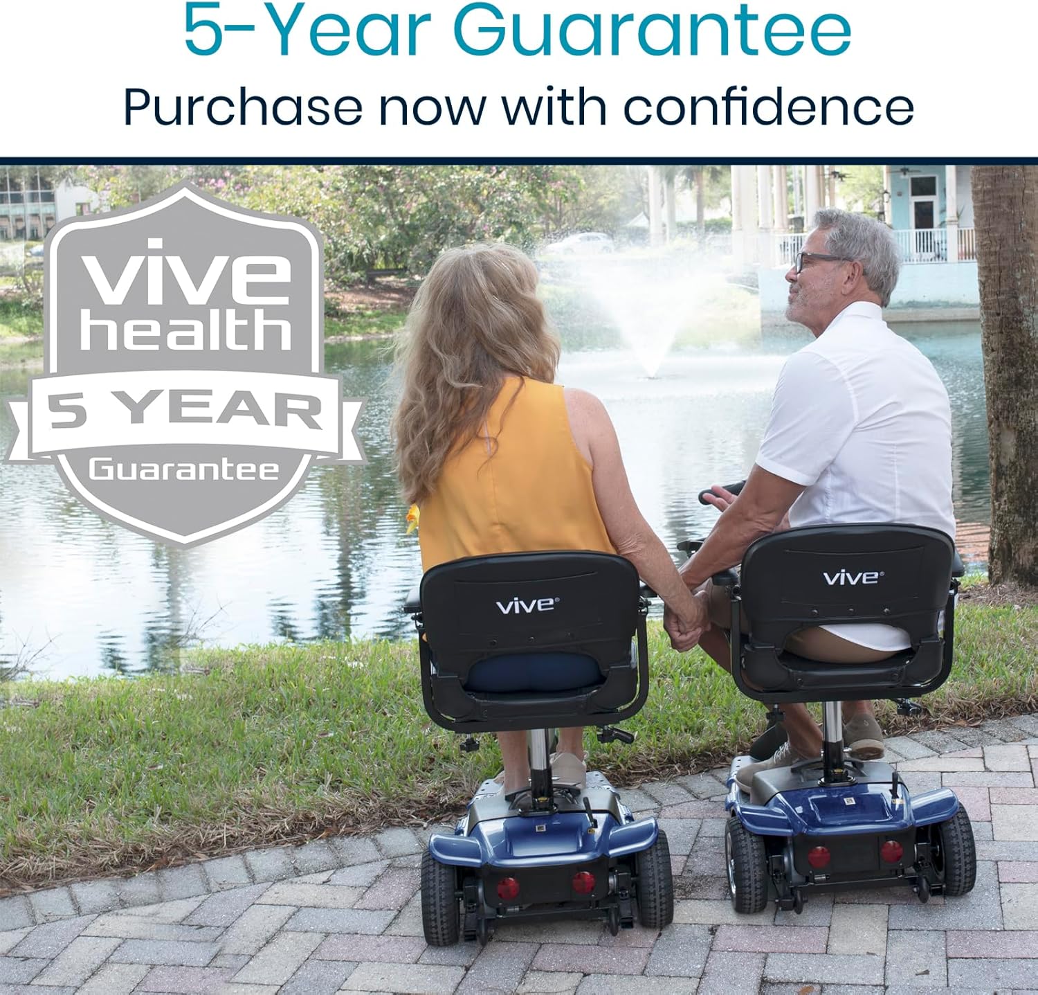 mobility scooter VIVE 3 5-year guarantee