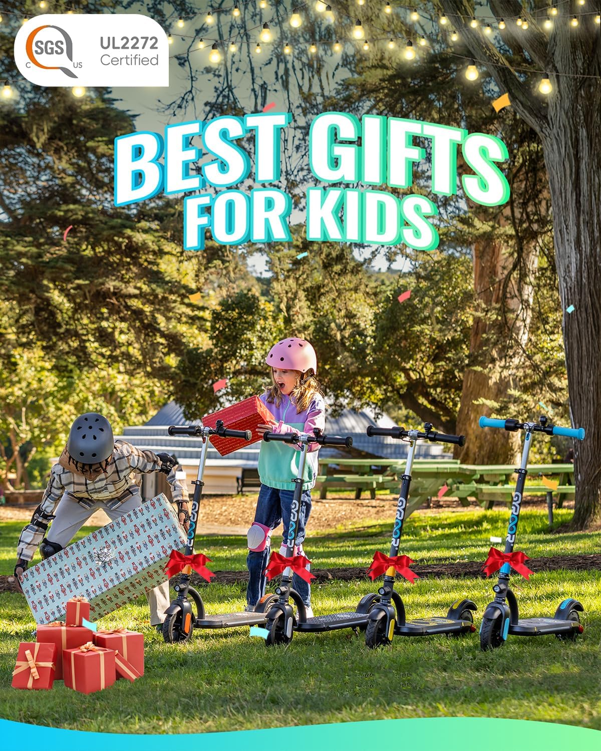 electric scooter for kids Gyroor H40 best gift for kids