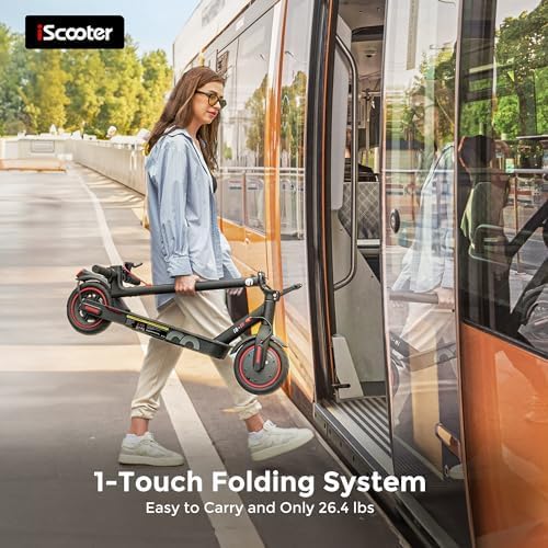 electric scooter iScooter i8 one touch folding system