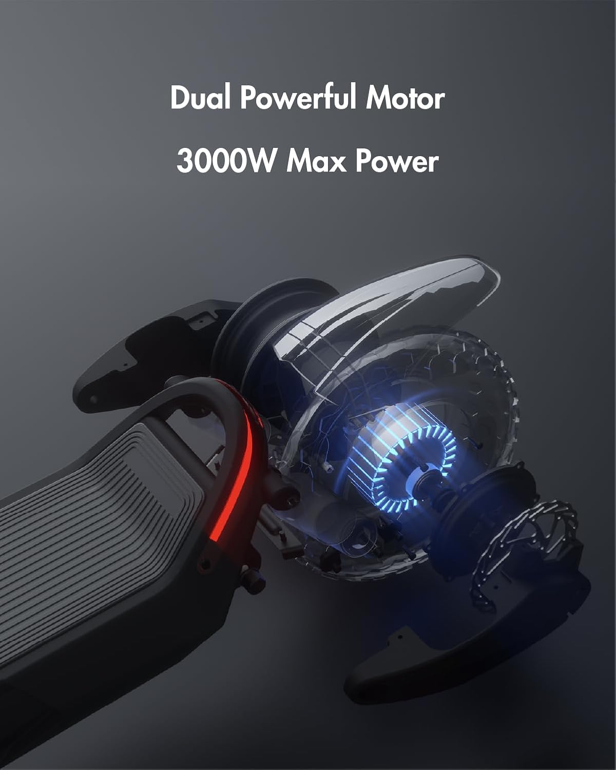 off-road electric scooter OKAI Panther dual powerful motor 3000W