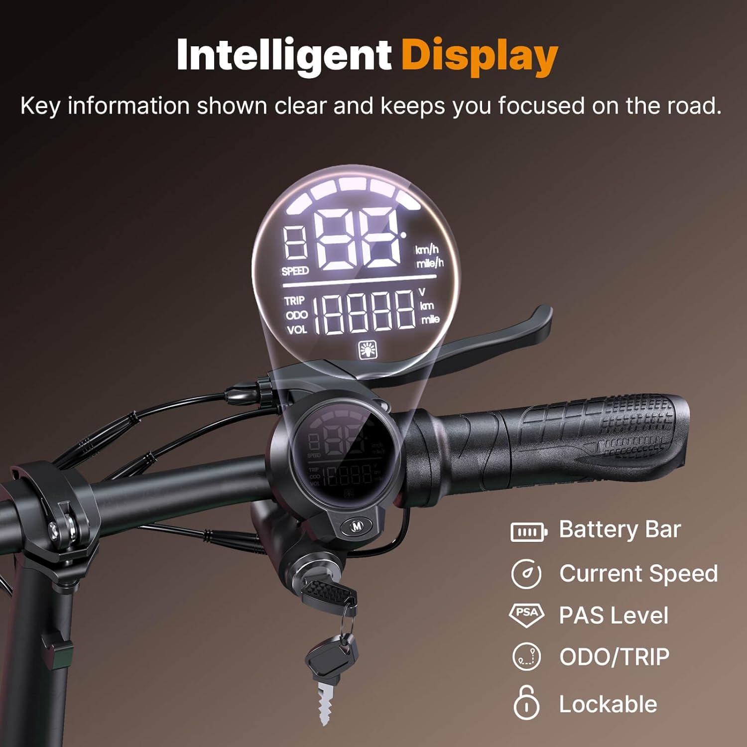 electric scooter with Seat isinwheel Hyper X intelligent display