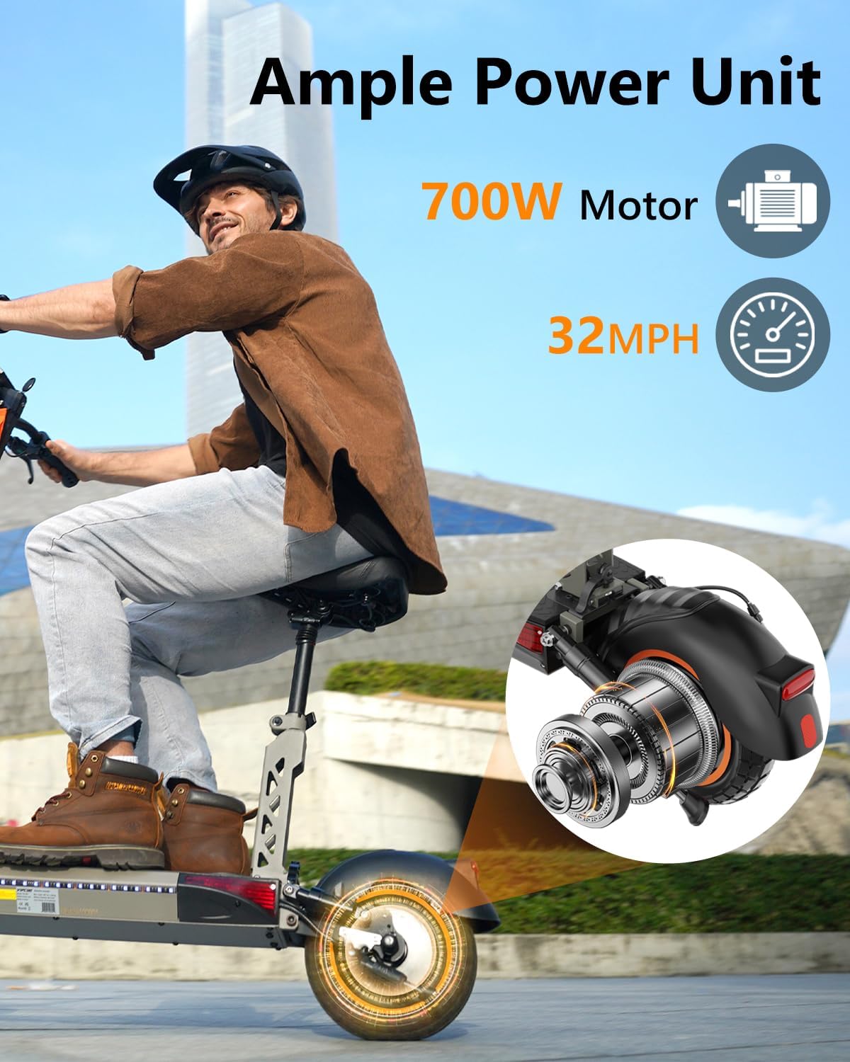 off-road electric scooter VIPCOO VS1 700W motor