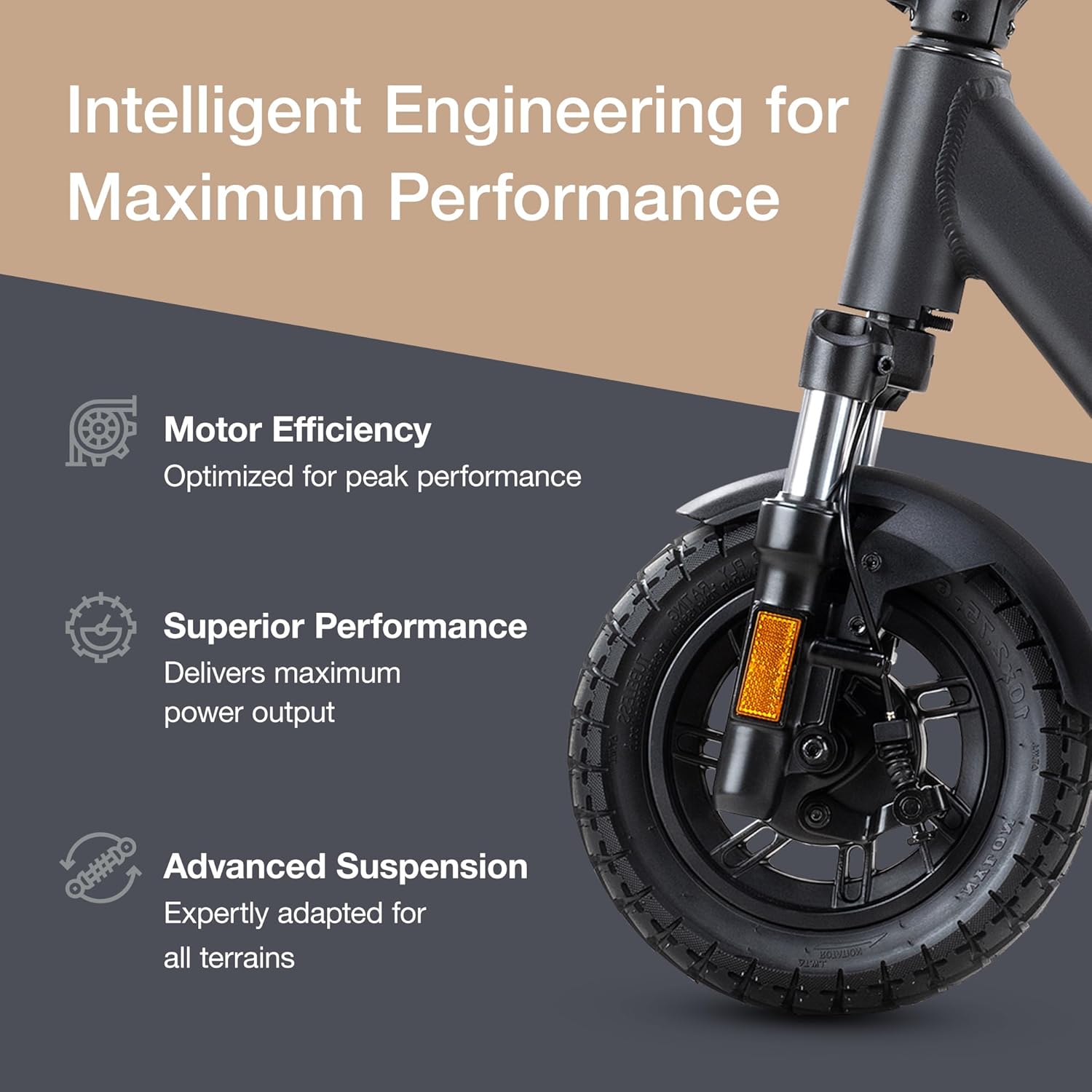 off-road electric scooter VMAX VX4 LT intelligent engineering for maximum performance