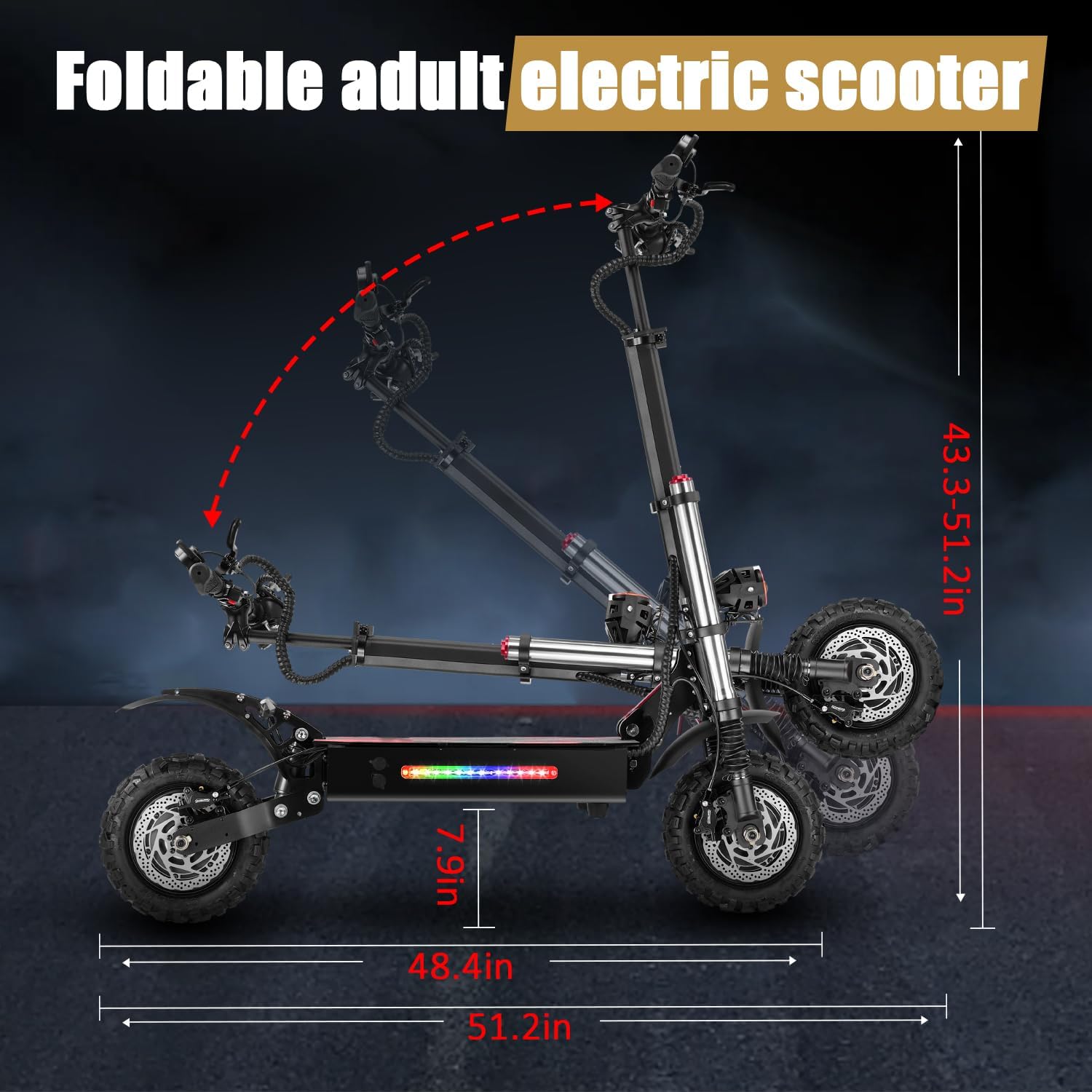 off-road electric scooter Reddydy RD1 foldable design