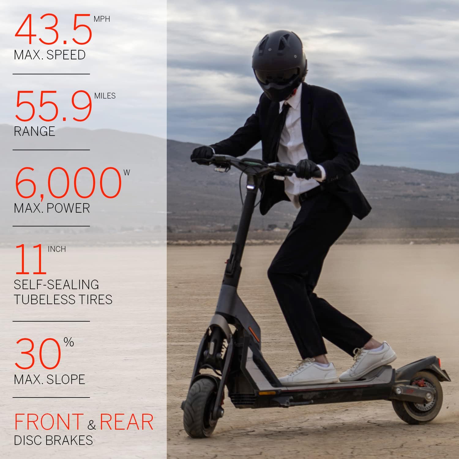 off-road electric scooter Segway Ninebot GT2P core specs