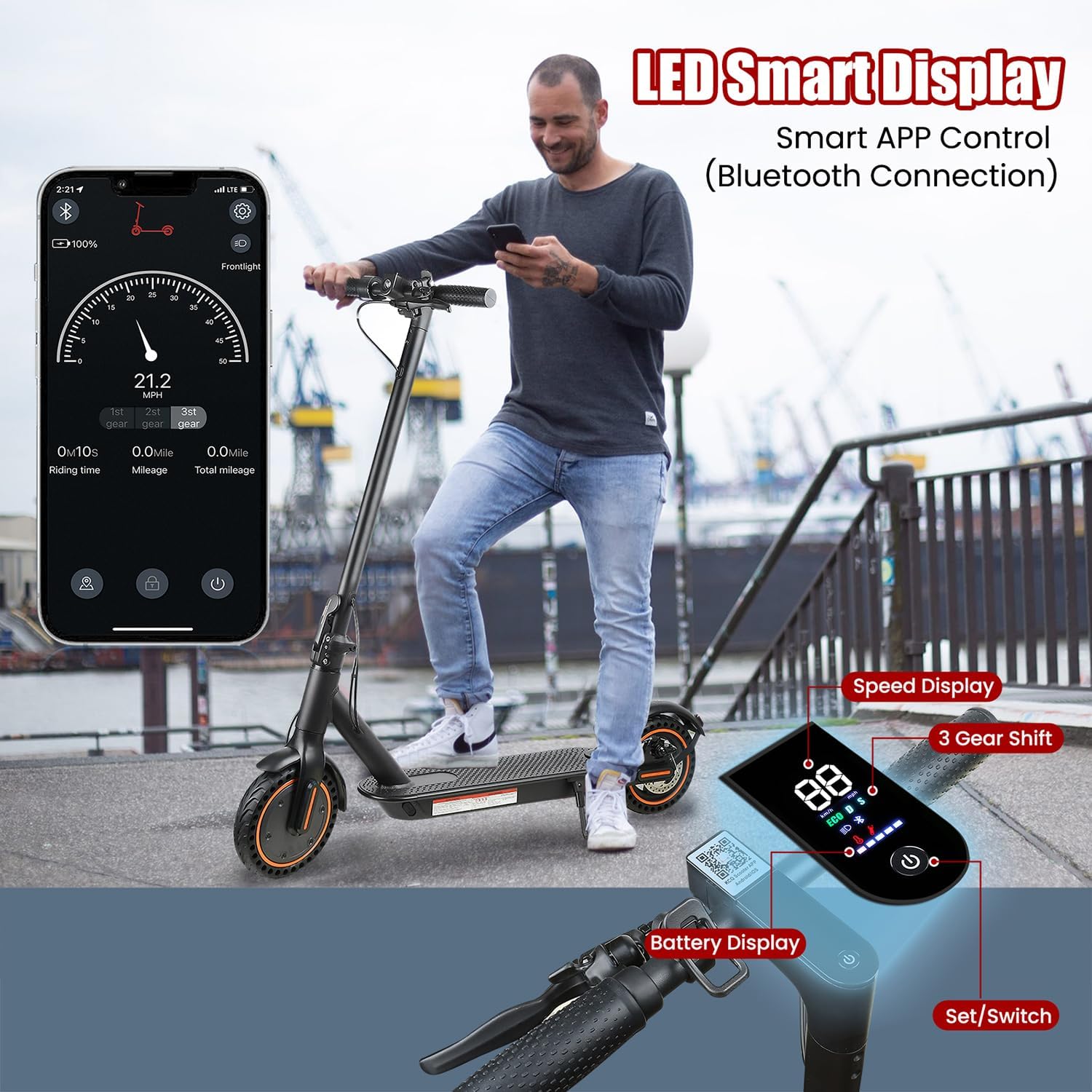 electric scooter Widoway DY8501 smart LED display