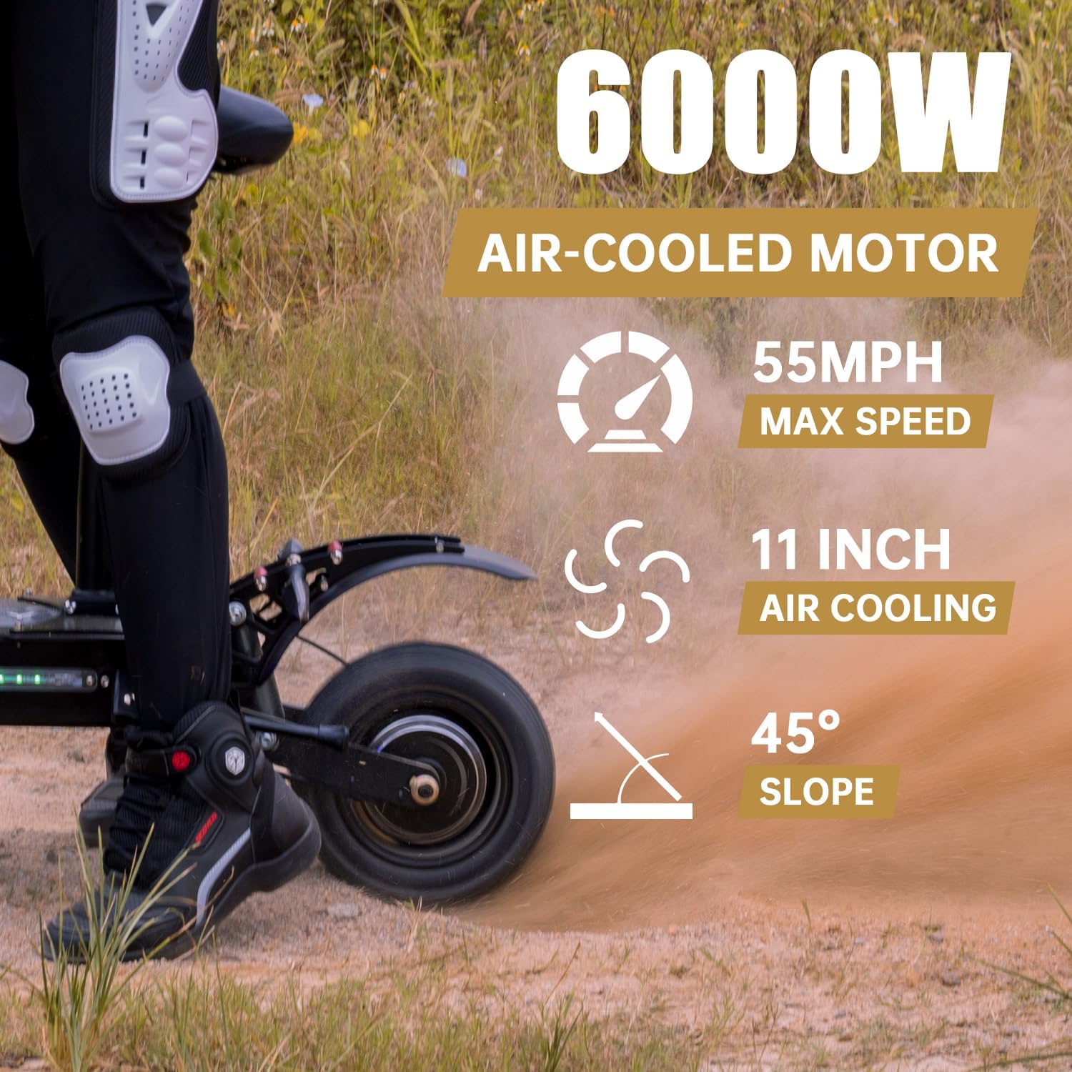 off-road electric scooter Reddydy RD1 6000W motor