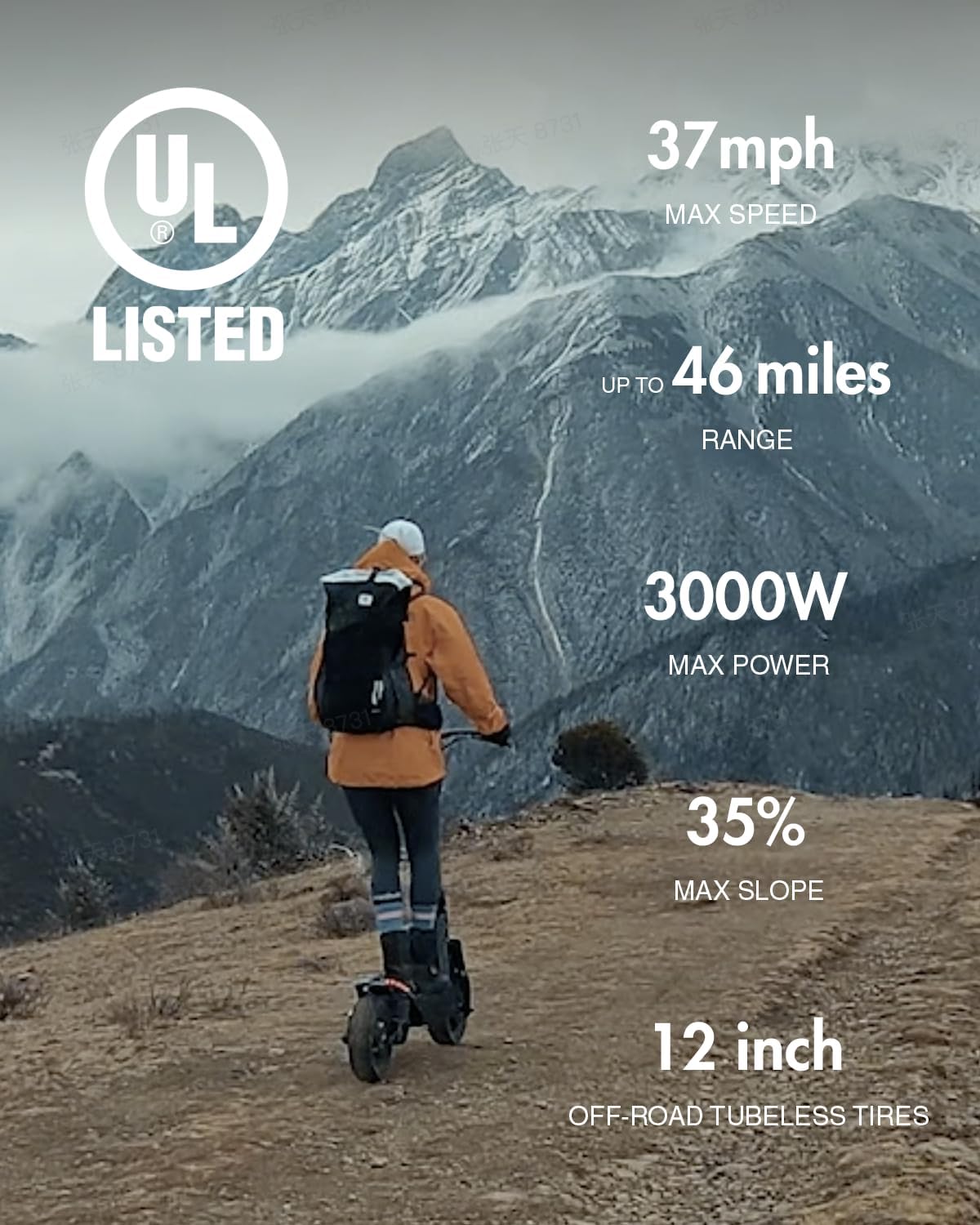 off-road electric scooter OKAI Panther core specs