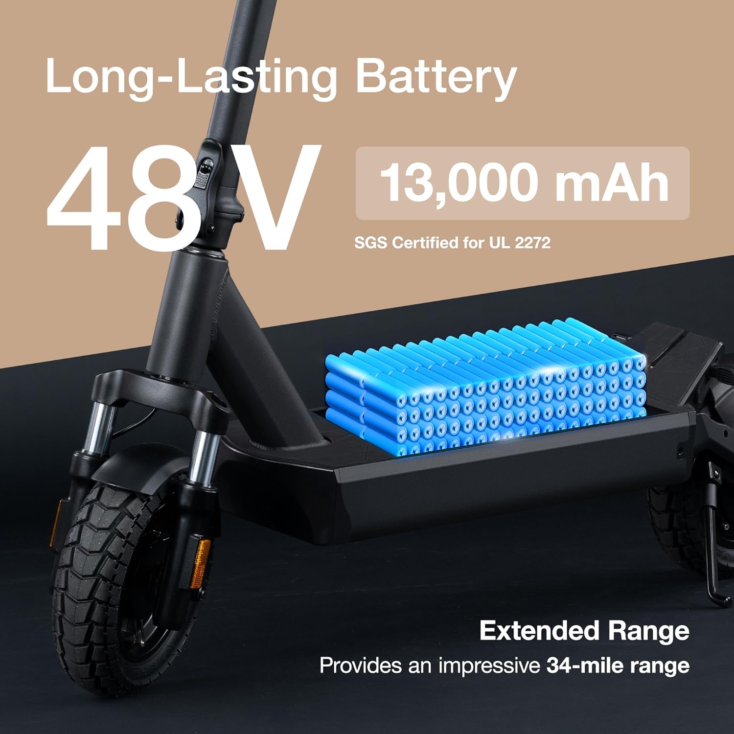 off-road electric scooter VMAX VX4 LT 48V battery
