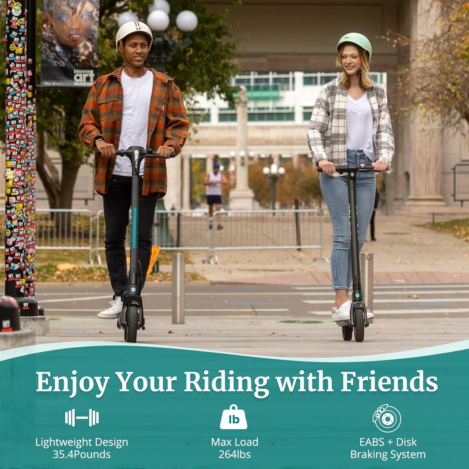 electric scooter Gotrax XR ELITE MAX enjoy your riding with friends