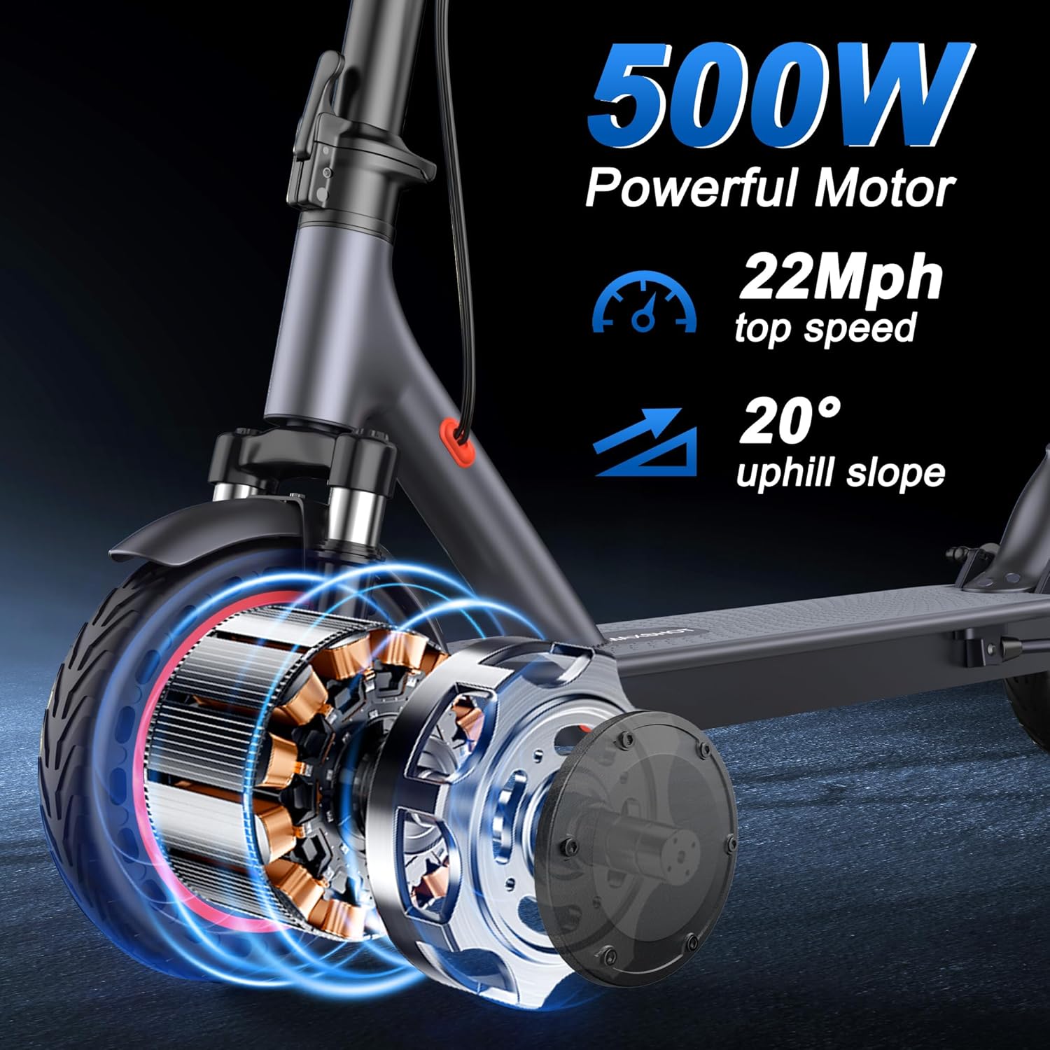 electric scooter MAXSHOT V1 SPRO 500W motor