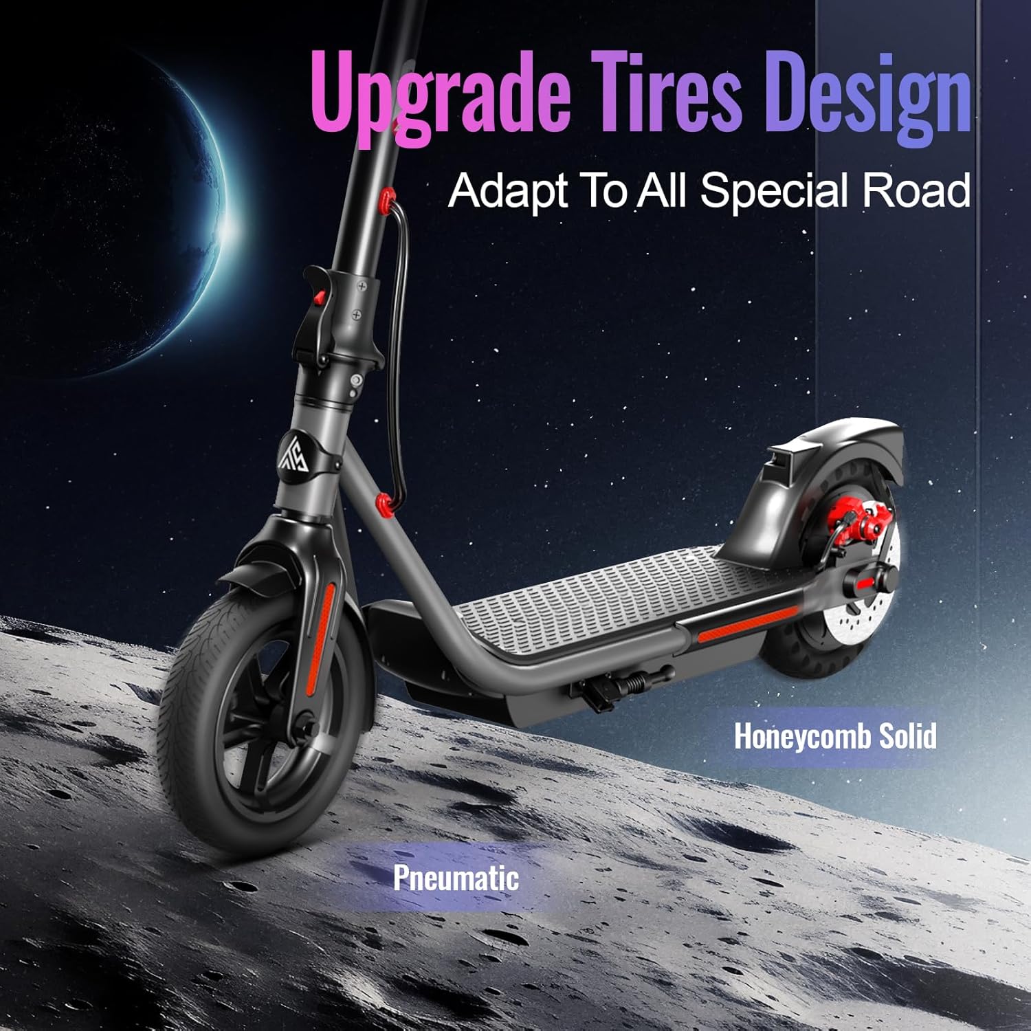 electric scooter TST B15 upgrade tires design