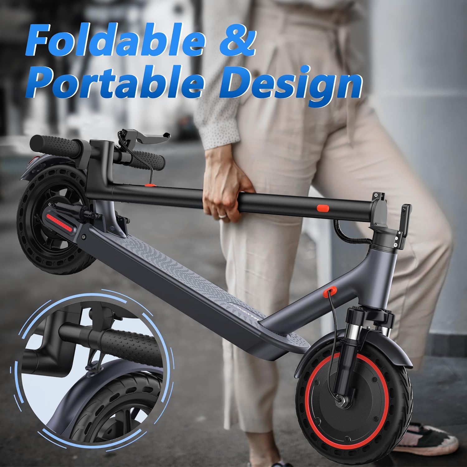 electric scooter MAXSHOT V1 SPRO foldable and portable design