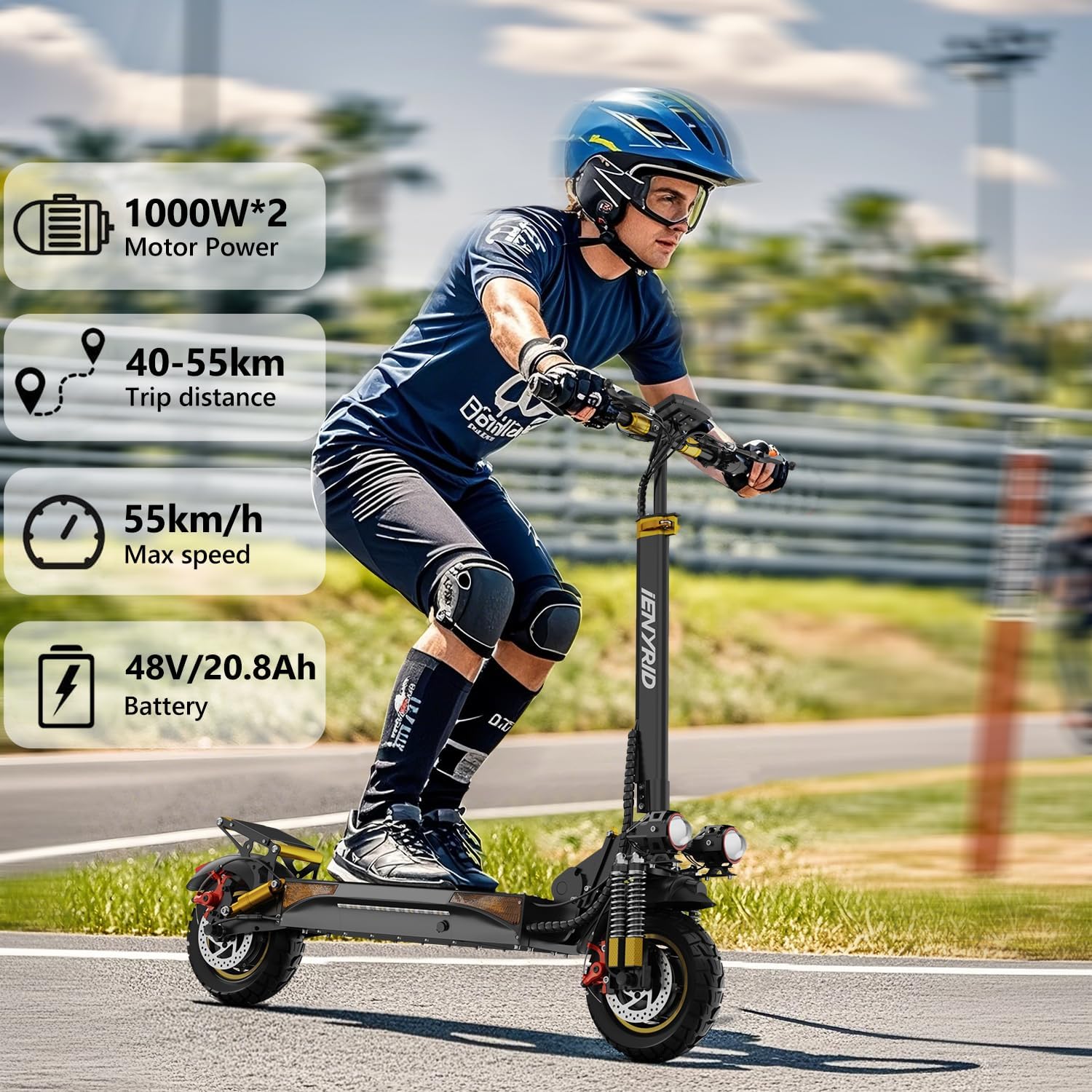 off-road electric scooter iENYRID ES6 core specs